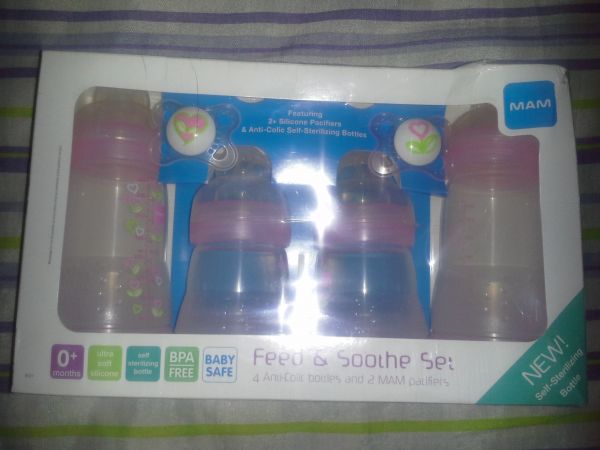 KIT MAMADEIRA MAM ROSA ANTI CÓLICA